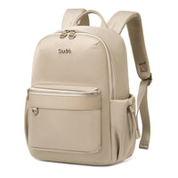 Women's City Backpack Chantria Elegant | Fits MacBook Air 13" & iPad | Smart Multi-Pockets & Anti-Theft | Everyday Casual & Travel | Luggage Strap – Beige