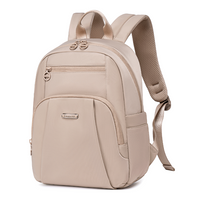 Women's Elegant City Backpack Chantria lightweight | Fits iPad Tablet | Waterproof Nylon – Beige