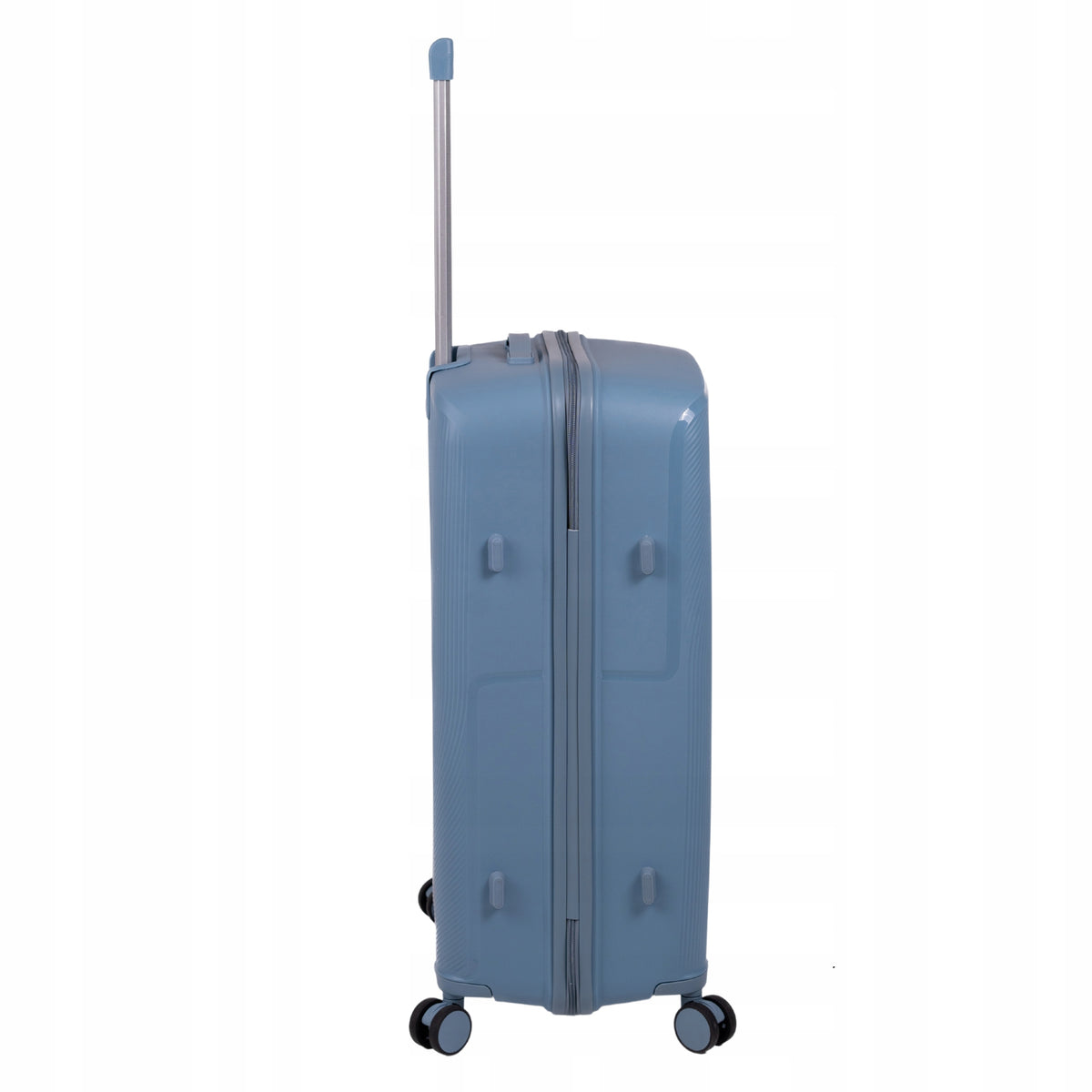 Duża walizka podróżna jasnoniebieska na kółkach - lekka, stylowa i wytrzymała do samolotu Wowbag 7918 L light blue