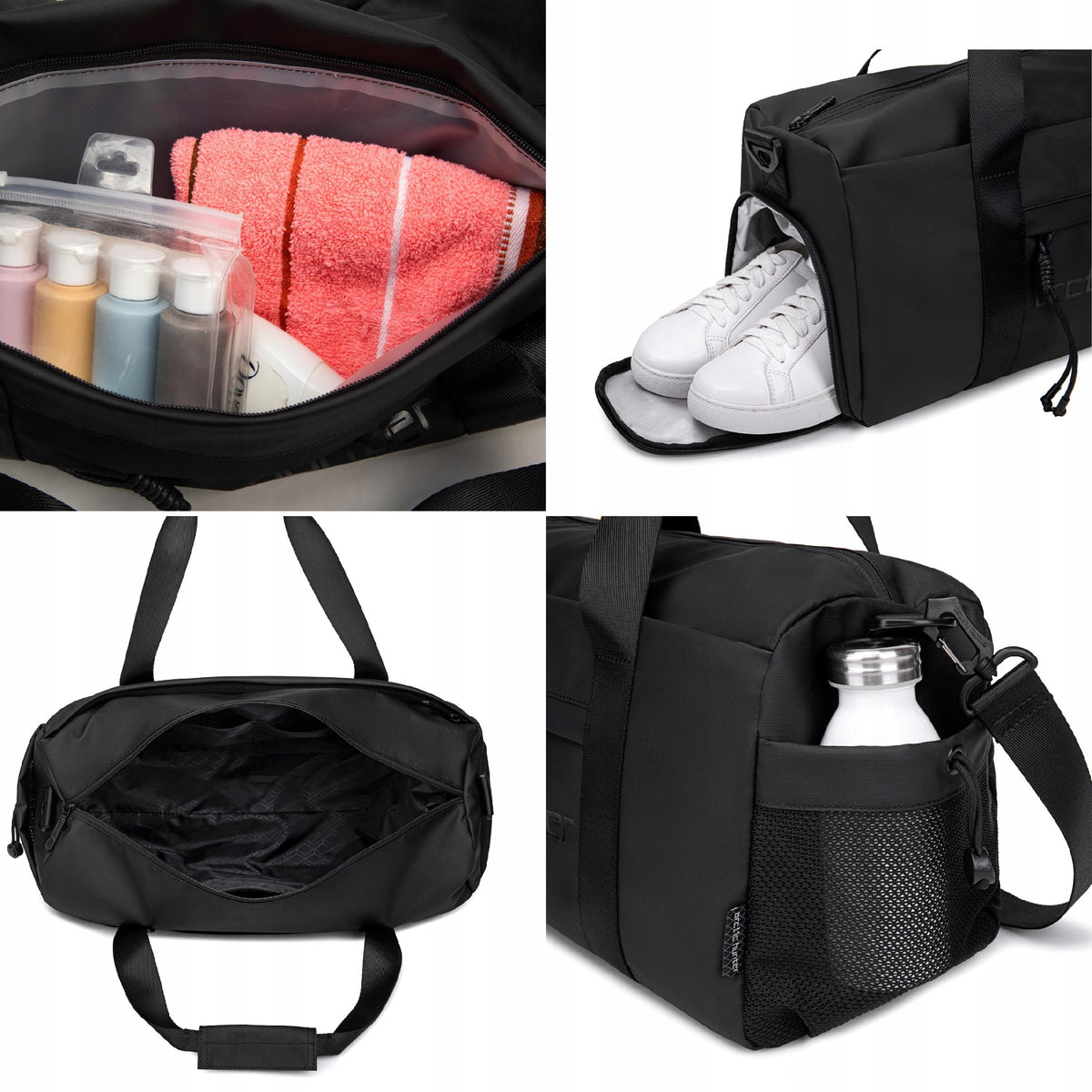 Czerwona torba sportowa 25 l pojemna, wodoodporna, miejska i młodzieżowa na każdy dzień Arctic Hunter LX00537 Red.