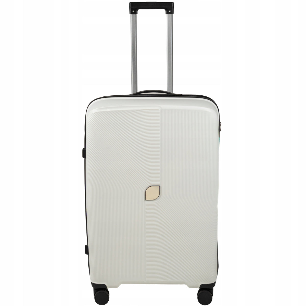 Walizka podróżna duża biała na kółkach - elegancka, lekka i pojemna walizka do samolotu Wowbag 7918 L white