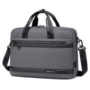 15.6" Laptop Shoulder Bag Arctic Hunter| Luggage Strap | Water Resistant | Business Briefcase – Grey