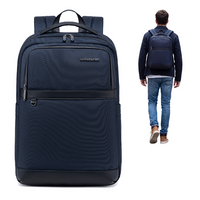 Business City Backpack Arctic Hunter | 15.6" Laptop | Water Resistant – Blue