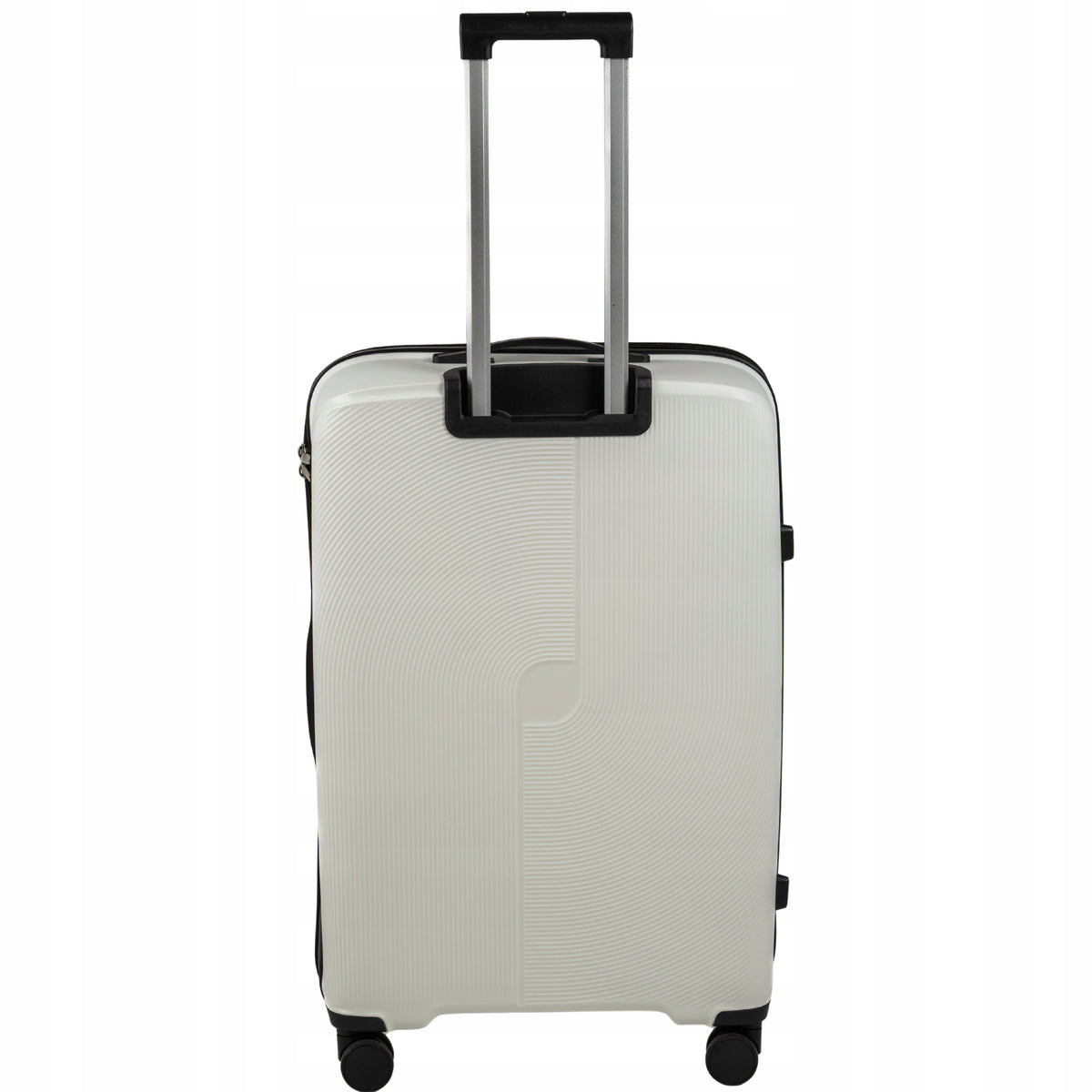Walizka podróżna duża biała na kółkach - elegancka, lekka i pojemna walizka do samolotu Wowbag 7918 L white