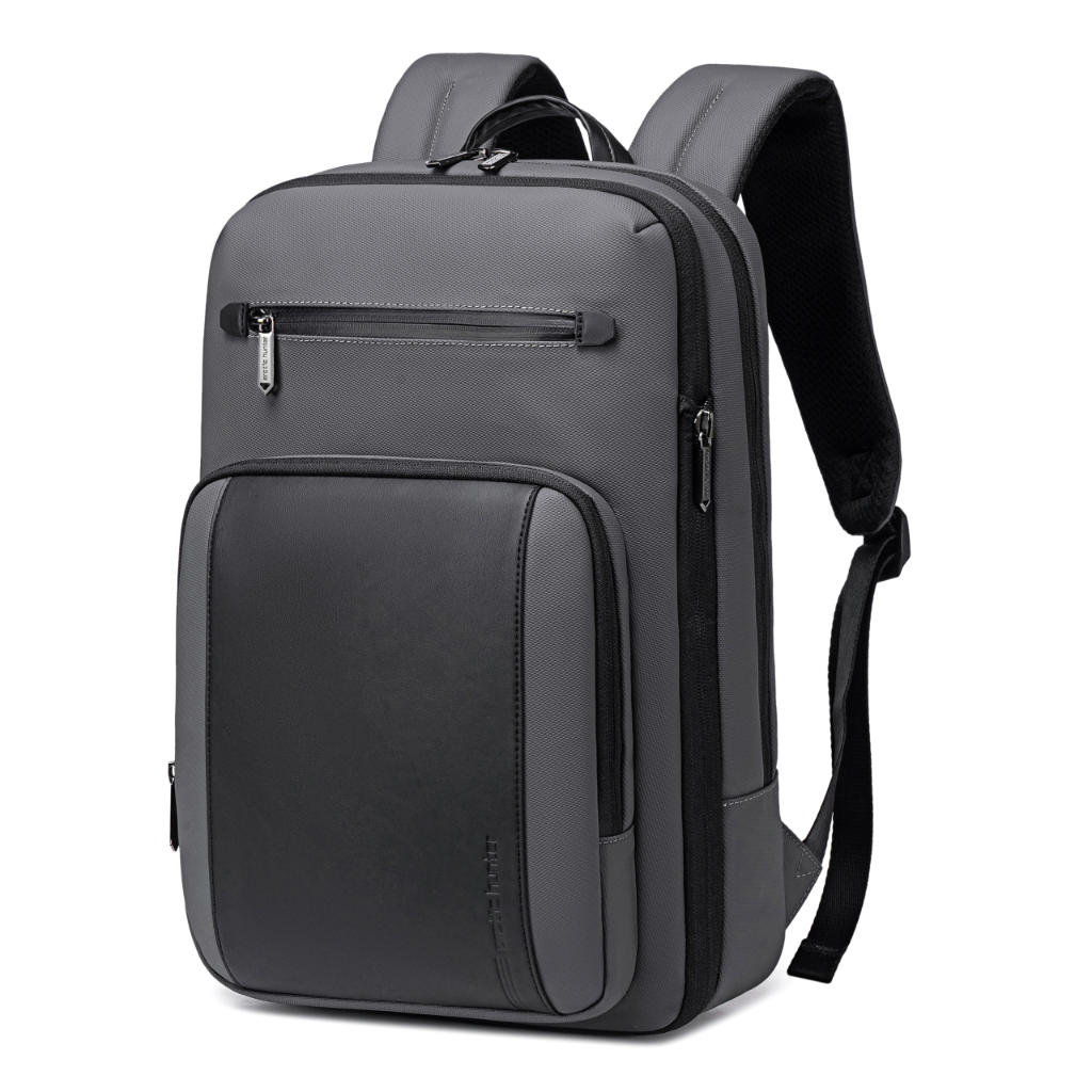 Miejski plecak Arctic Hunter | Laptop 15,6" | Rozszerzalny | Bezpłatny do samolotu – Szary