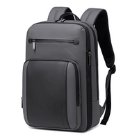 Miejski plecak Arctic Hunter | Laptop 15,6" | Rozszerzalny | Bezpłatny do samolotu – Szary
