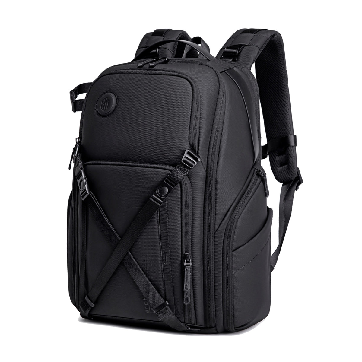 Plecak fotograficzny Arctic Hunter na drona i aparat | Laptop 15.6" | Mocowanie na statyw | Przegrody modułowe – Czarny