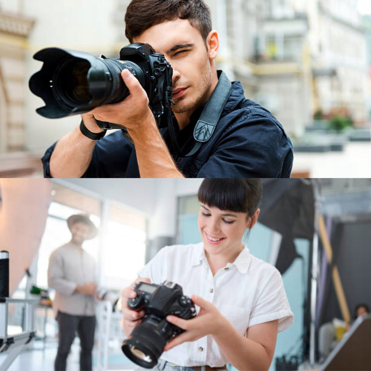 Czarny plecak fotograficzny, 21 l, na sprzęt foto, laptopa i tablet, wodoodporny, podróżny. SUPER FIVE FB721 Black.