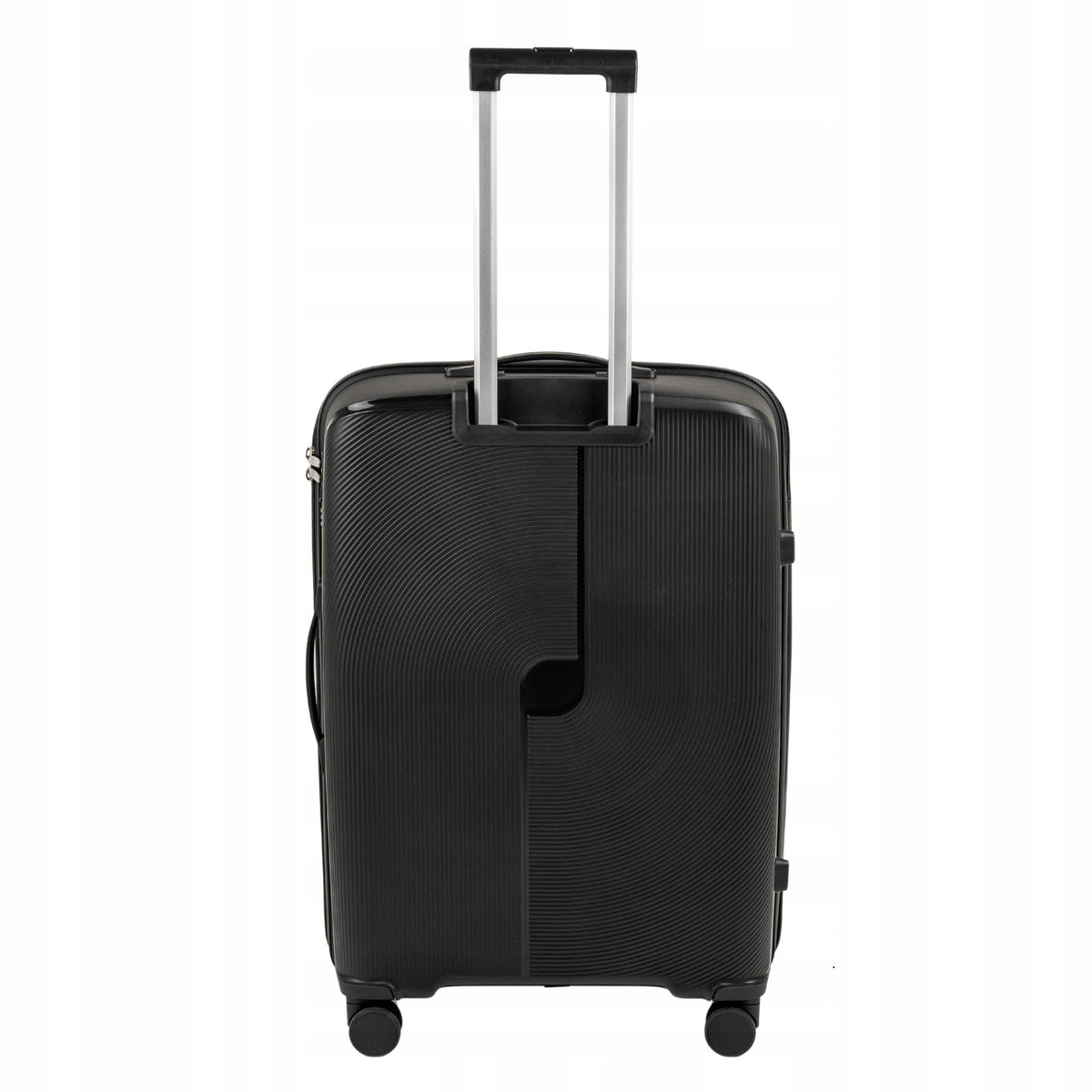 Walizka podróżna czarna duża na kółkach - elegancka, pojemna i trwała walizka do samolotu Wowbag 7918 L black