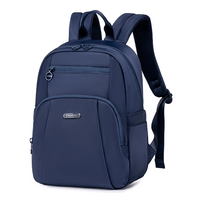 Women's Elegant City Backpack Chantria lightweight | Fits iPad Tablet | Waterproof Nylon – Blue