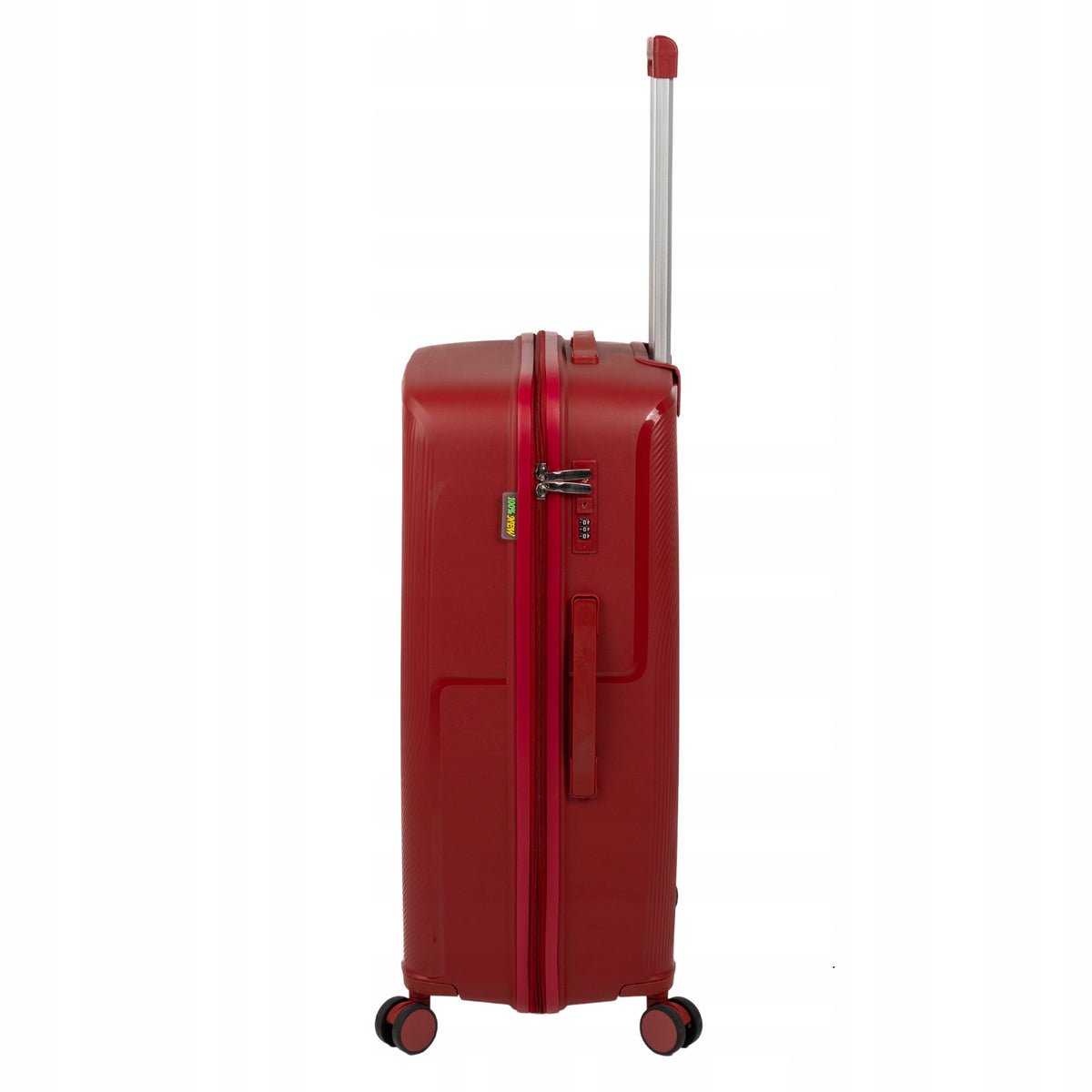 Walizka podróżna duża czerwona na kółkach - lekka, pojemna i elegancka walizka do samolotu Wowbag 7918 L red