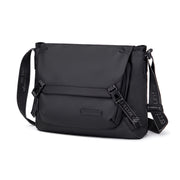 Spacious Crossbody Messenger Bag Arctic Hunter | 12" Tablet  A4 | Sport & Everyday Casual – Black