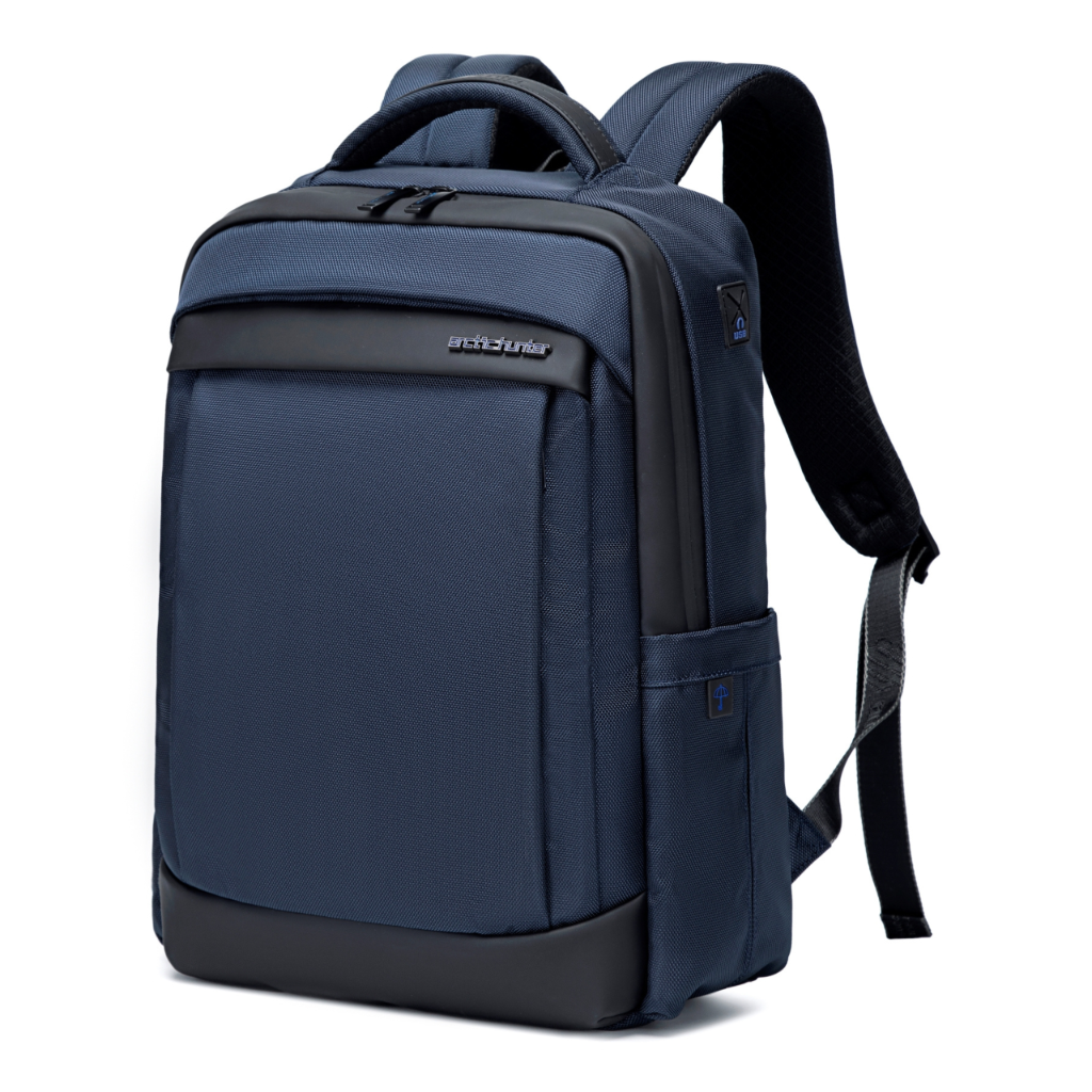Men's Work & Study Backpack Arctic Hunter | 15.6" Laptop | Water Resistant – Blue
