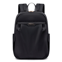 Women's Elegant City Backpack | Lightweight Water-Resistant | Fits MacBook iPad – Black
