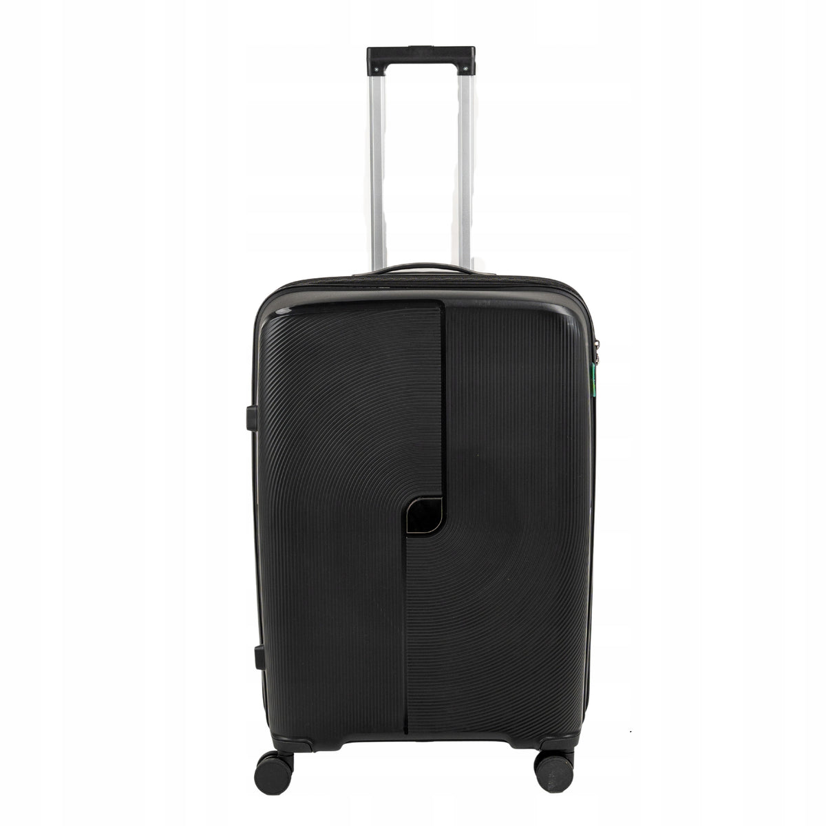 Walizka podróżna czarna duża na kółkach - elegancka, pojemna i trwała walizka do samolotu Wowbag 7918 L black