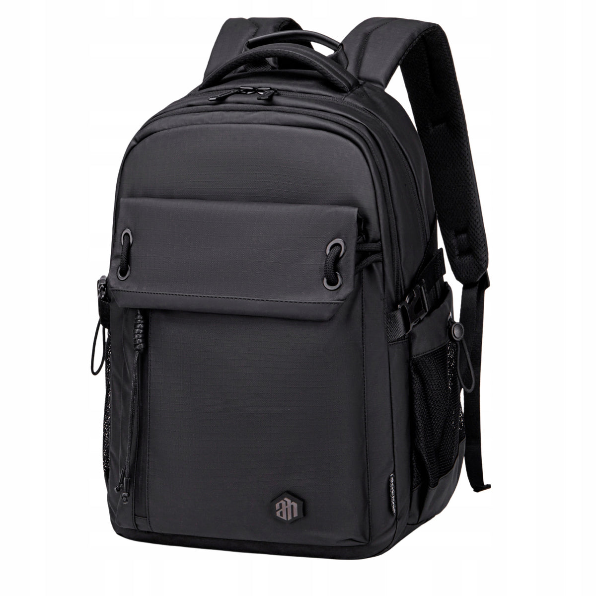 PLECAK POJEMNY 25L DO PRACY DO SPACERU DO PODRÓŻY Z MIEJSCEM NA LAPTOPA B00531 black