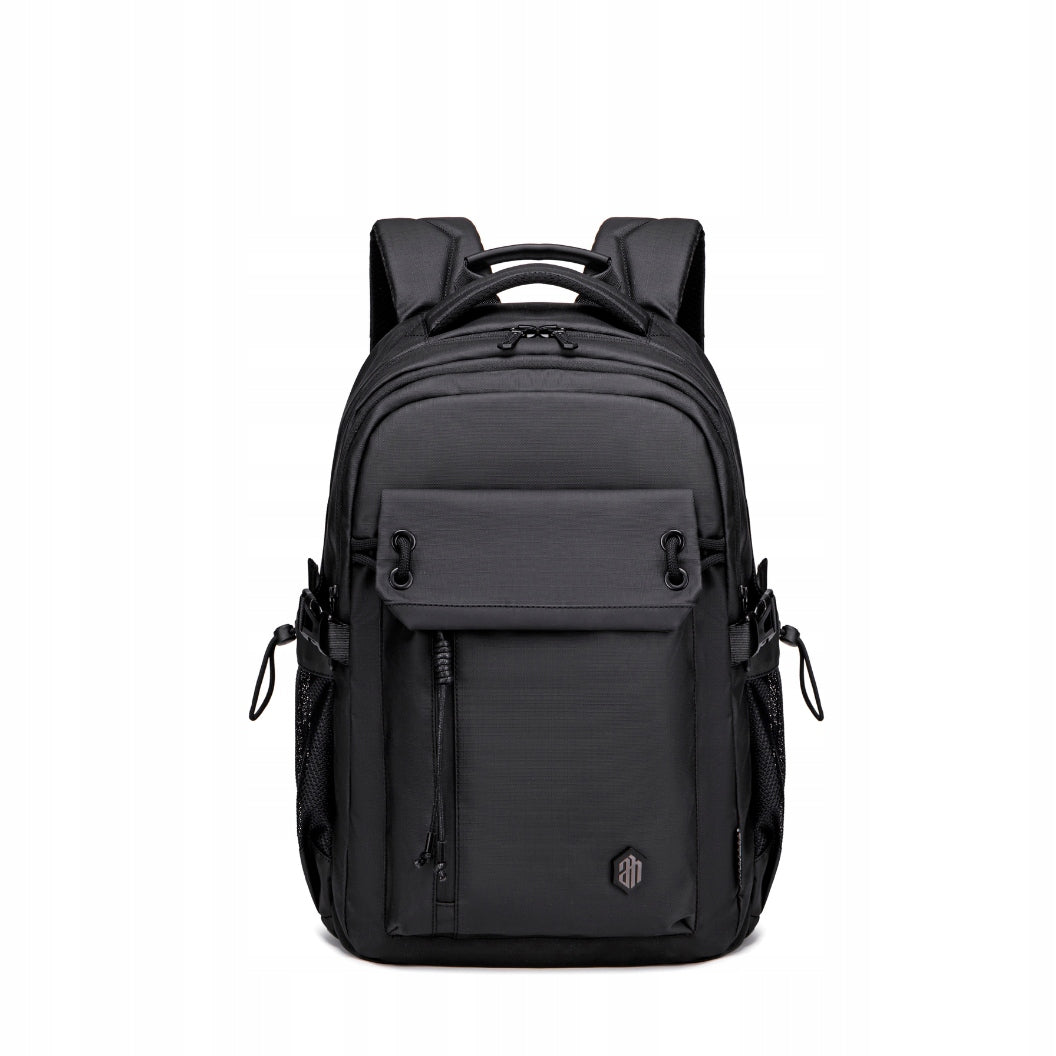 PLECAK POJEMNY 25L DO PRACY DO SPACERU DO PODRÓŻY Z MIEJSCEM NA LAPTOPA B00531 black