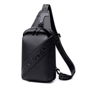 Torba sling przez ramię Arctic Hunter | Smartfon i dokumenty | Kieszeń antykradzieżowa | Pasek lewo/prawo – Czarna