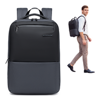 Smart Urban Backpack Arctic Hunter | Laptop 15.6" | Water-Resistant – Grey
