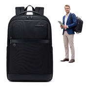 Plecak biznesowy miejski Arctic Hunter | Laptop 15.6" | Wodoodporny – Czarny