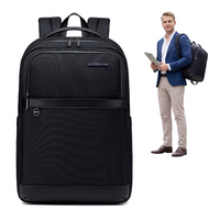 Business City Backpack Arctic Hunter | 15.6" Laptop | Water Resistant – Black