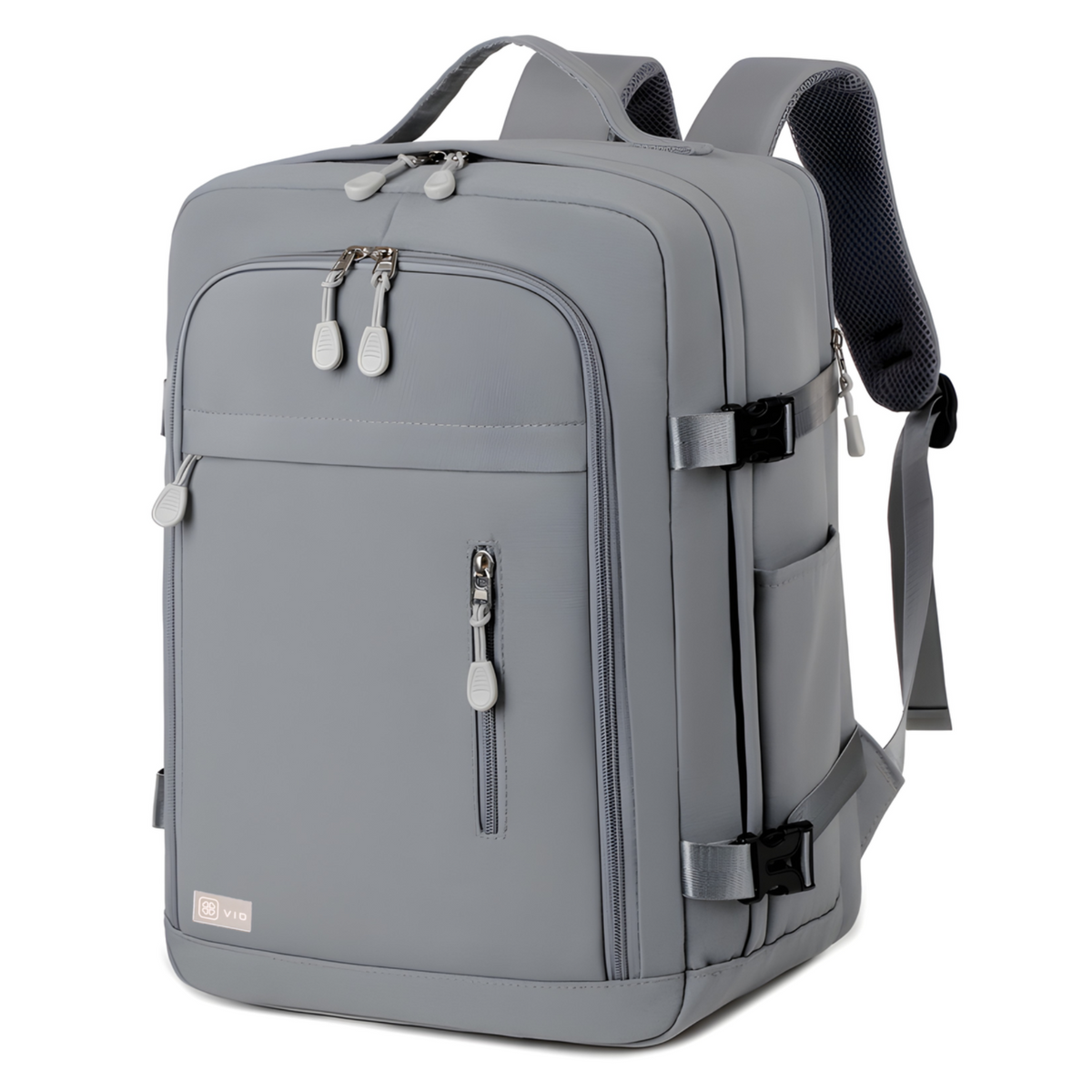 Cabin Travel Backpack | 40x30x20 Ryanair WizzAir | Expandable | Free Carry-On – Grey