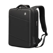 Plecak do samolotu bagaż podręczny Arctic Hunter | Rozszerzany +9cm | Port USB | Laptop 15.6" | Komora 180° – Czarny