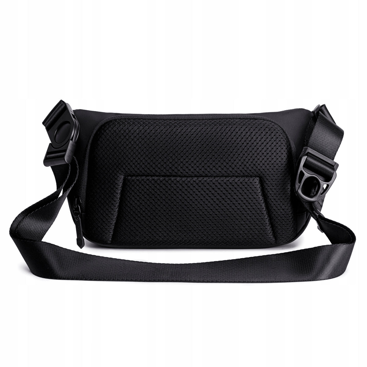 Black men's women's shoulder bag, urban, waterproof, elegant, stylish, 4 L, Arctic Hunter Y00569Black