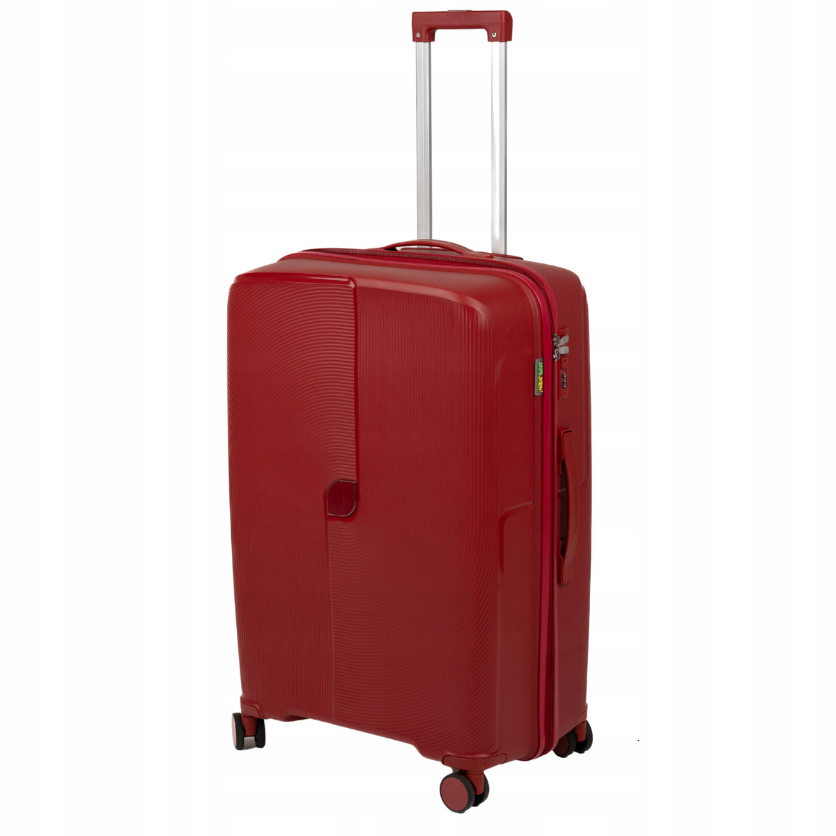 Walizka podróżna duża czerwona na kółkach - lekka, pojemna i elegancka walizka do samolotu Wowbag 7918 L red