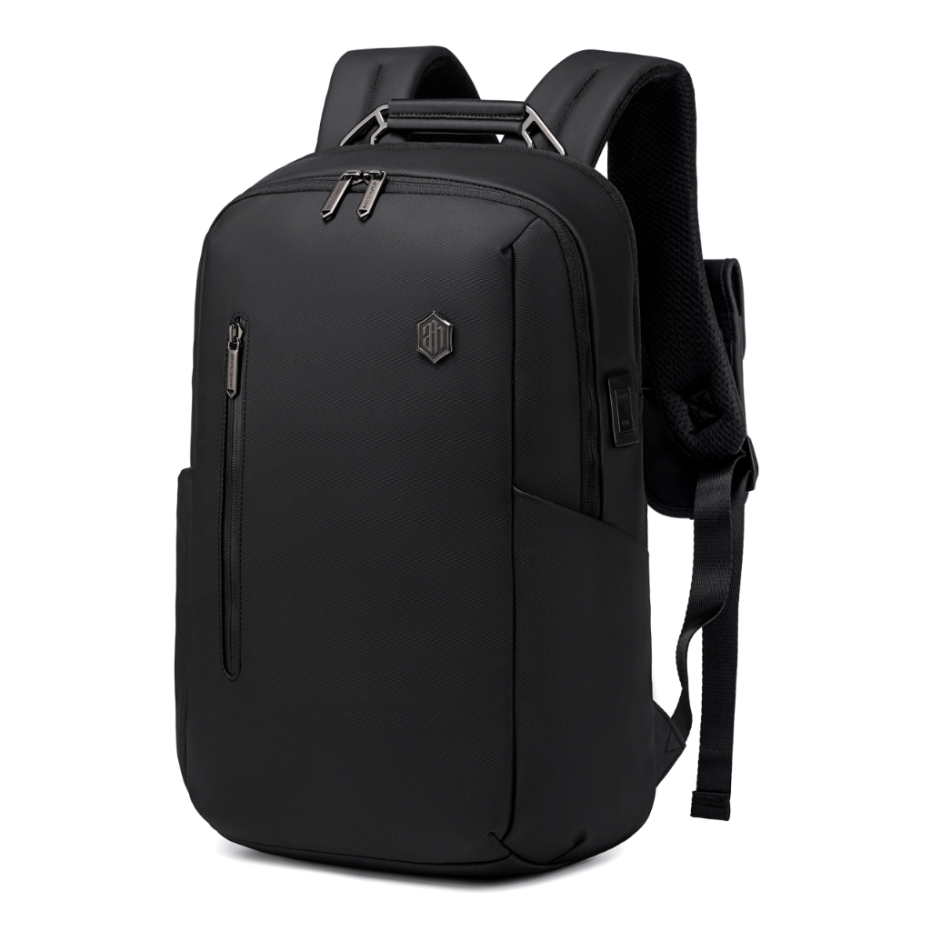 Smart City Work Travel Backpack Arctic Hunter| Laptop Storage 15,6"| USB Port – Black