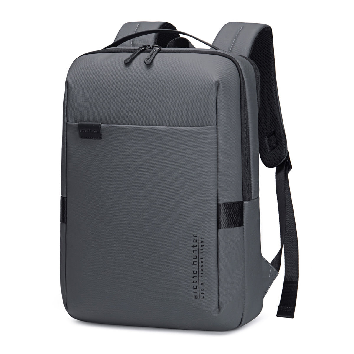 Plecak na co dzień Arctic Hunter | Laptop 15.6" | Wodoodporny poliester – Szary
