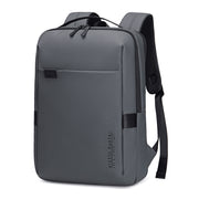 Plecak na co dzień Arctic Hunter | Laptop 15.6" | Wodoodporny poliester – Szary