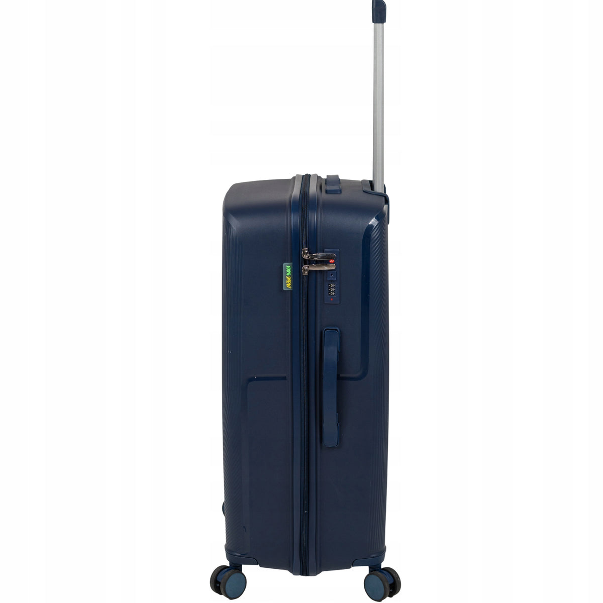 Walizka podróżna ciemnoniebieska duża na kółkach - lekka, wytrzymała i elegancka do samolotu Wowbag 7918 L dark blue