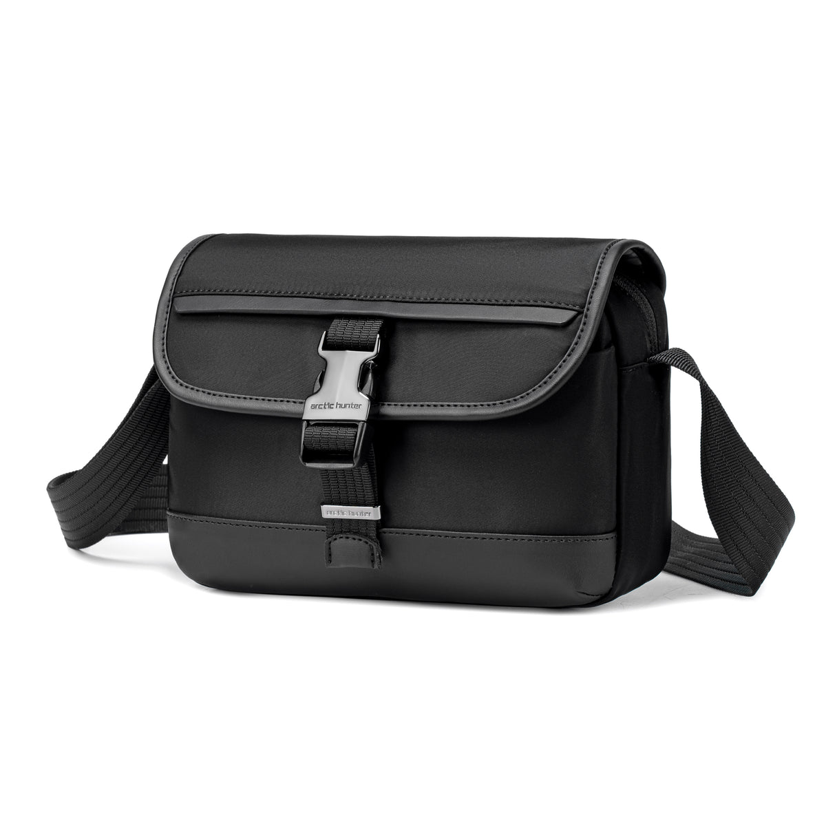 Torebka saszetka crossbody Arctic Hunter | Telefon i dokumenty | Wodoodporna - Czarna