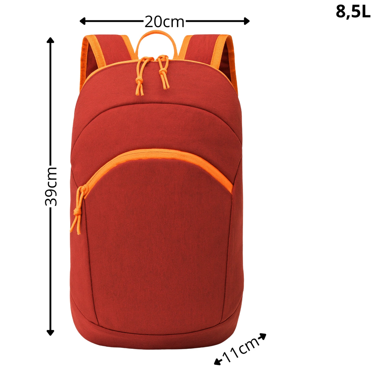 Small red lightweight sports backpack – perfect for a bike, walk, water, keys and phone VIO XY092017 red Small red lightweight sports backpack – perfect for a bike, walk, water, keys and phone VIO XY092017 red
