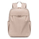 Women's backpack light beige elegant fashionable waterproof for MacBook Air Ipad