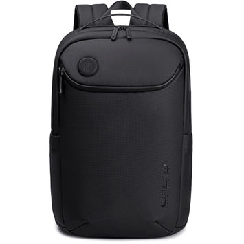 Black city backpack, business, laptop, 25L, elegant, perfect for work and travel. Arctic Hunter B00555 Black.