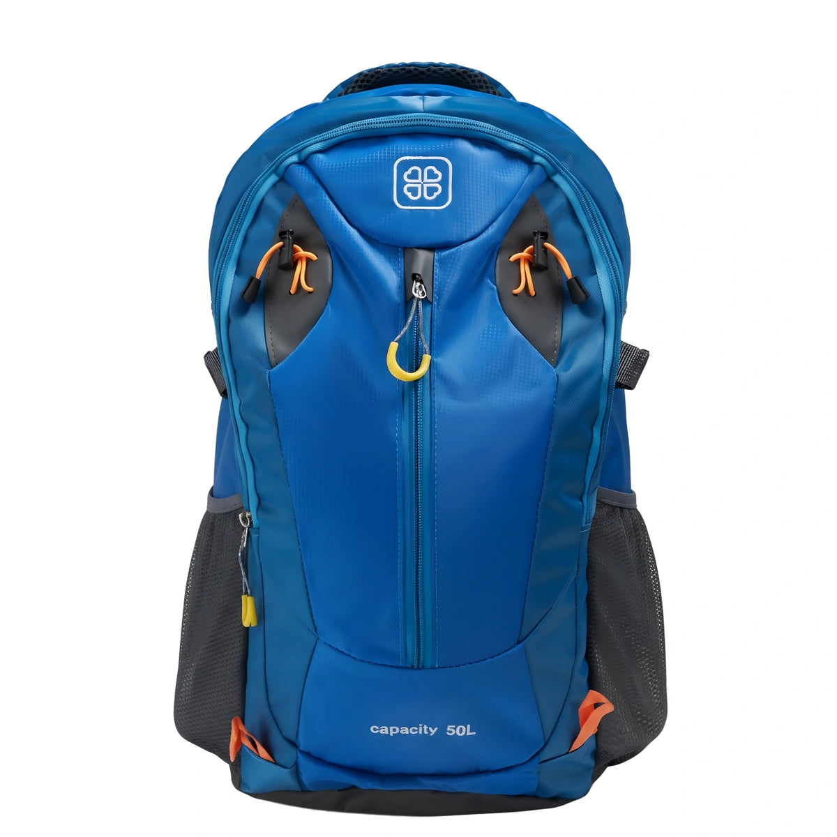 Blue waterproof durable trekking travel backpack Blue waterproof durable trekking travel backpack