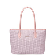 Women's pink 17.9L shoulder shopper bag. Elegant, roomy, for everyday use and work, with a zipper. CHANTRIA CB800 Pink.