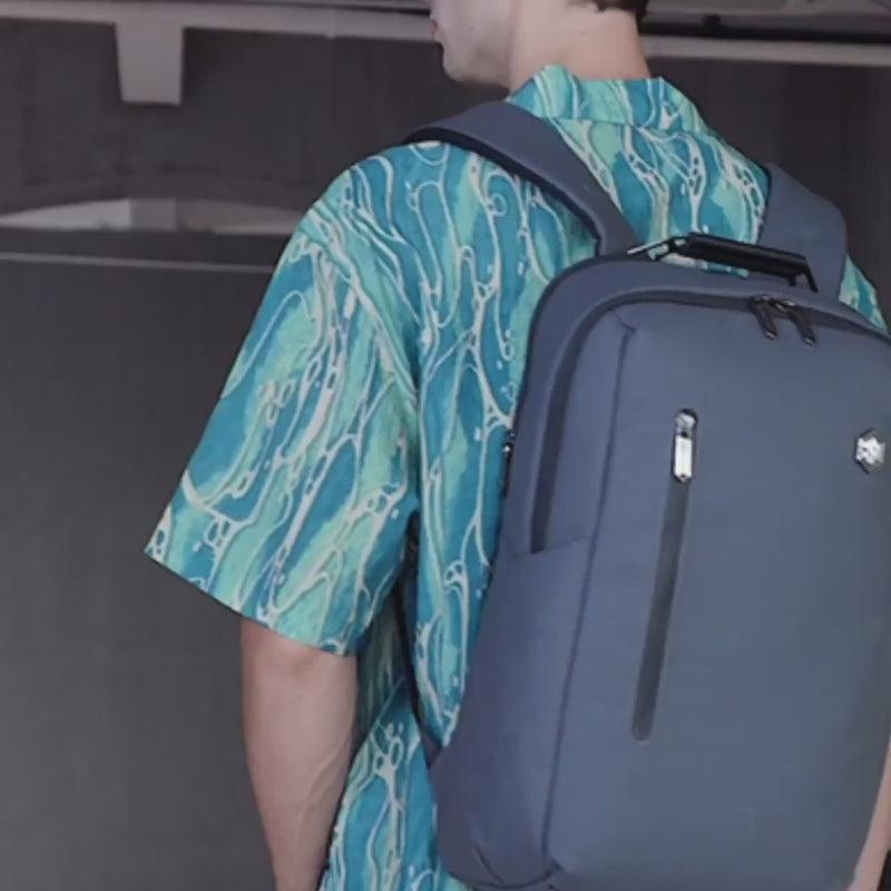 Smart City Work Travel Backpack - worn on the back